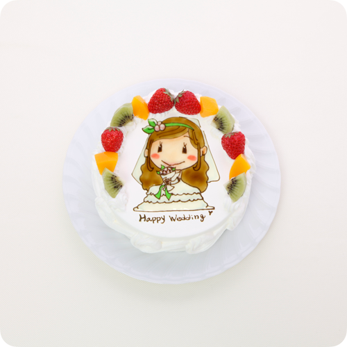 イラストケーキ（人物１体）【5号・15cm／3~5人様用】