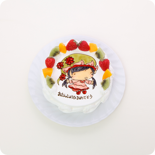 イラストケーキ（人物１体）【5号・15cm／3~5人様用】