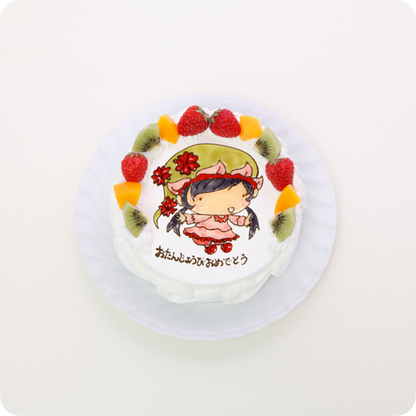 イラストケーキ（人物１体）【5号・15cm／3~5人様用】