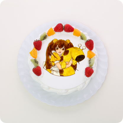 イラストケーキ（人物１体）【5号・15cm／3~5人様用】