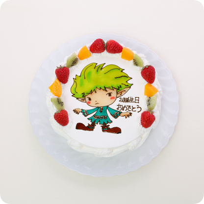 イラストケーキ（キャラクター１体）【6号・18cm／6~8人様用】