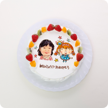 コラボケーキ（キャラクター2体）【10号・30cm／20人様~用】
