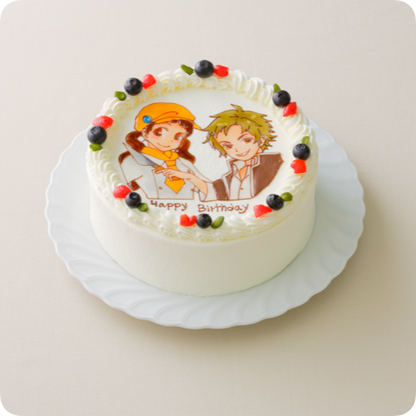 イラストケーキ（キャラクター3体）【9号・27cm／15~20人様用】