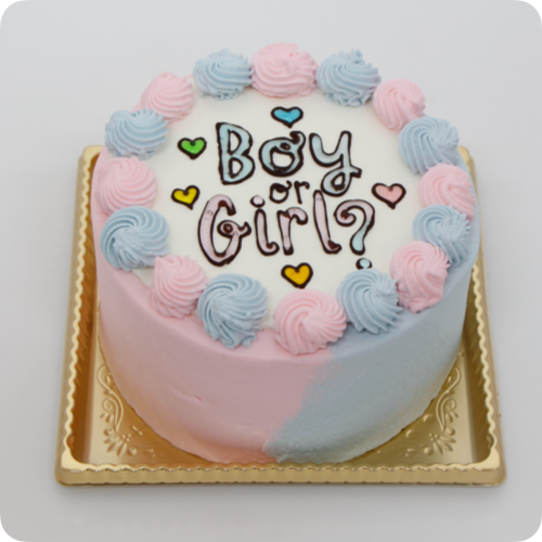 ジェンダーリビールケーキ【4号・12cm／2人様用】