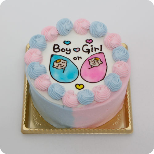ジェンダーリビールケーキ【10号・30cm／20人様~用】