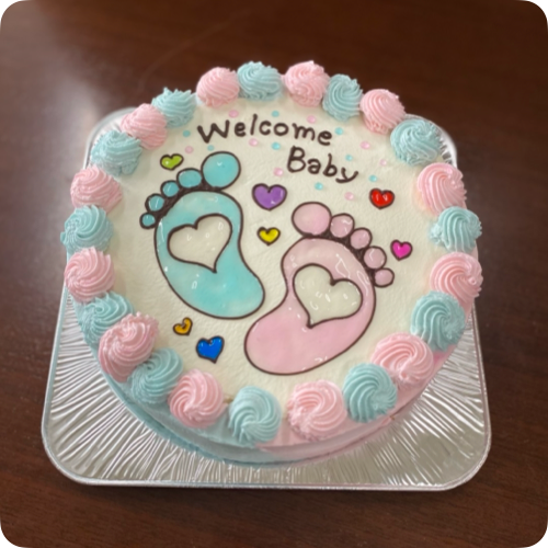 ジェンダーリビールケーキ【10号・30cm／20人様~用】