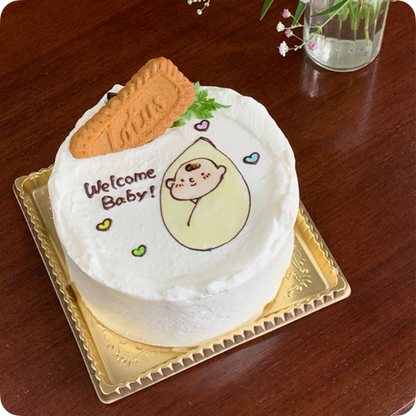 マタニティケーキ【5号・15cm／3~5人様用】